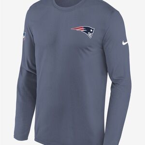Nike Men's NEW ENGLAND PATRIOTS ON FIELD DRI-FIT LONG SLEEVE